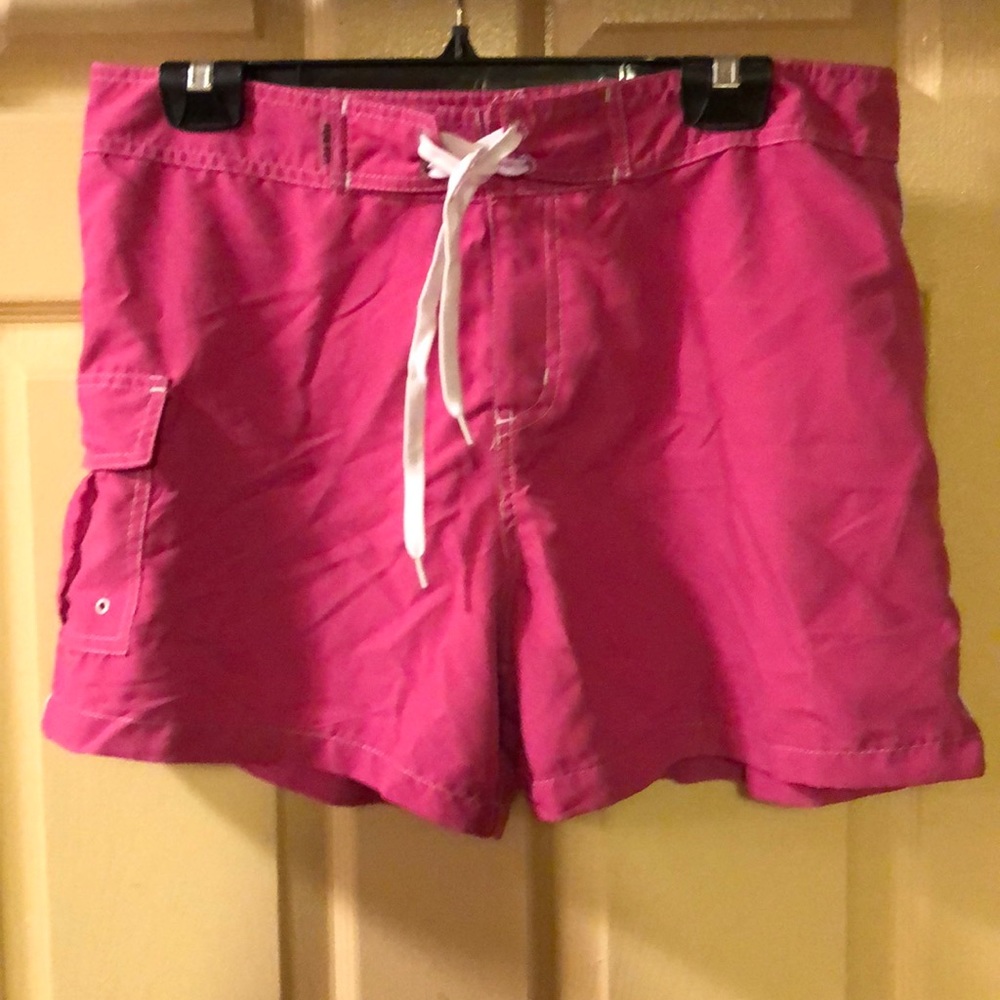 Pink Raya Sun swim shorts